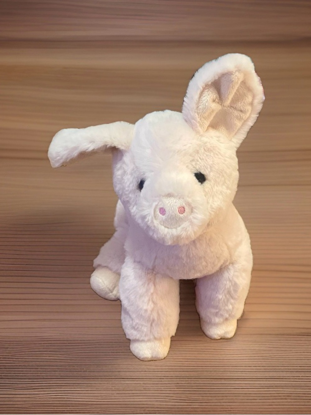 Bearington Collection Pink Pig Plush Stuffed Animal 8" Vintage Toy - EUC